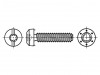 1083546, Винт; для металла; 4x6; Головка: цилиндрическая; Torx®,прямой, BOSSARD