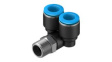 QSYL-3/8-12 Push-In Y-Fitting, 62.7mm, Compressed Air, QS