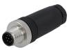 SM12-CVP-A8Q-1D9 Вилка; M12; PIN:8; "папа"; код A-DeviceNet / CANopen; на провод