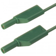 MLS WS 100/2.5 GRUEN / GREEN Safety test lead diam. 4 mm green 100 cm CAT II