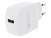 LS-QW20-A Заряд.устр: USB; Uпит:100?240ВAC; Вых: USB; 31x48x96мм; Вилка: EU