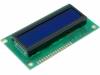 RC1602A-BIW-CSV, Дисплей: LCD; алфавитно-цифровой; STN Negative; 16x2; голубой; LED, RAYSTAR OPTRONICS