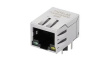TMJ0026ABNL Industrial Connector, 10/100 Base-T, RJ45, Socket, Right Angle, Ports - 1, Conta