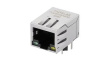 TMJ0026ABNL Industrial Connector, 10/100 Base-T, RJ45, Socket, Right Angle, Ports - 1, Contacts - 8