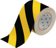 104377 Floor Marking Tape Black / Yellow 101.6 mmx30 m