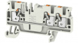 2003120000 A3C 2.5 LTGY terminal block, clamp, 3 poles, 24a, 2.5mm2, light grey