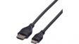 11.04.5568 HDMI - HDMI Mini Cable Black 800 mm