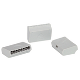 HECE 8X1.5 GY, Terminal block grey, HellermannTyton