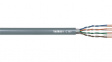 C707 [305 м] Кабель; U/UTP; 5e; однопров; CCA; 4x2x24AWG; ПВХ; серый; 305м