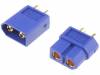 XT60 BLUE, Разъем питания; 65А; PIN:2; Цвет: синий, POLOLU