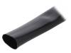 PVC125-22-BK-100 Электроизоляционная трубка; Мат-л: ПВХ; черный; -20?125°C; L:100м