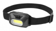 1600-0357 Headlamp, LED, 3x AAA, 125lm, 14m, IPX2, Black