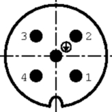 99 0710 70 05, Cable socket, 5-pin angled 694 Poles=5 Female, Binder