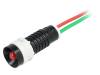 LR-D5-24AC/DC, Индикат.лампа: LED; вогнутый; 24ВDC; 24ВAC; Отв: O11мм; IP40, POLAM-ELTA