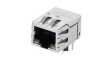 TMJG4820GENL Industrial Connector, 1G Base-T, RJ45, Socket, Right Angle, Ports - 1, Contacts 