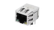TMJG4820GENL Industrial Connector, 1G Base-T, RJ45, Socket, Right Angle, Ports - 1, Contacts - 8