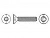 3060662 Винт; 3x12; Головка: потайная; Torx®; сталь; цинк; BN: 11288