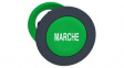 ZB5FA342 Pushbutton Head MARCHE Green Flush Suitable for Harmony XB5