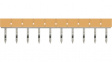 PYDN-6.2-100Y Short Bar;Short Bar, Yellow, Pitch=6.2 mm, Poles=10, Value D