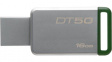 DT50/16GB USB-Stick DataTraveler 50 16 GB grey / green