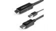 HD2DPMM3M USB Powered Video Cable, HDMI Plug - DisplayPort Plug, 3840 x 2160, 3m