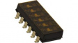 SDA06H0SBR Переключатель: DIP-SWITCH; Кол-во секций:6; OFF-ON; 0,025A/24ВDC