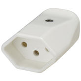 89003.TH.61, Coupling socket Type 13 White CH, Feller CH