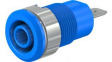 49.7044-23 Safety Socket \x1a4mm Blue 24A 1kV Nickel-Plated