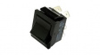 C1560VQAAA Rocker Switch 16 A ON-ON Black