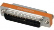 RND 205-01317 Null Modem Adapter, D-Sub 25-Pin Plug - D-Sub 25-Pin Socket