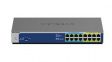GS516UP-100EUS Ethernet Switch, RJ45 Ports 16, Unmanaged