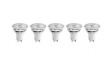 145230 [5 шт] LED Bulb 4.5W, 240V, 2700K, 350lm, GU10, 54mm, Pack of 5 pieces