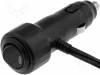 A13-54 Штекер автомобильного прикуривателя; 8А; 12В/1x8A; черный