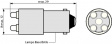 914S 13 2430 ERP LED indicator lamp BA9s 24 VDC