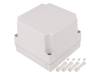 PC 125/100 LG, Корпус: универсальный; Х:130мм; Y:130мм; Z:100мм; MNX; серый; IK08, Fibox