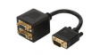 AK-310400-002-S Adapter, VGA Plug - 2x VGA Plug