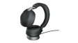 28599-999-889 USB-C Headset, Evolve 2-85, Stereo, Over-Ear, 20kHz, Bluetooth/Stereo Jack Plug 3.5 mm, Black