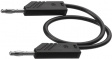 MLN 100/2,5 BLACK Test lead diam. 4 mm Black 100 cm 2.5 mm2 CAT I