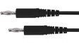 MFK 09 / 1 / 150 / SW Test lead diam. 4 mm Black 150 cm 1 mm2 CAT I