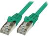 CP1085S Patch cord; F/UTP; 5e; многопров; CCA; ПВХ; зеленый; 7,5м; 26AWG