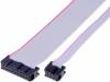 FC16600-0, Шлейф с разъемами IDC; 16x28AWG; Ш.шлейфа:1,27мм; 0,6м, Amphenol