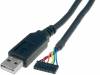 TTL-232R-3V3-2MM, Модуль: проводной встроенный; провод; USB A, штыревое гнездо, FTDI