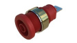 SEB 2620 F6,3 NI RED Laboratory Socket, Red, Nickel-Plated, 1kV, 32A