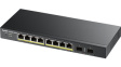 GS1900-10HP-EU0101F Web-managed switch 10 2x SFP Desktop