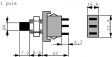 1841.1101 Кнопочные переключатели 1P