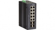 LIG1014A Industrial Gigabit Ethernet Switch 10x 10/100/1000 RJ45 / 4x 100/1000 SFP
