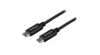 USB2CC1M  Charging Cable USB-C Plug - USB-C Plug 1m Black