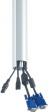 PUC 2108 Tube for ceiling mount, 80 cm