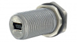 1310-0008-02 Mini-USB Panel Connector, mini-USB B