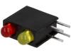 L-7104MD/1SURK1SYKD LED; в корпусе; Кол-во диод:2; 3мм; THT; красный/желтый; 40°